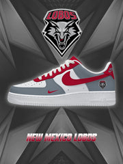 Individuell gestaltete Air-Style-Sneaker vom New Mexico College