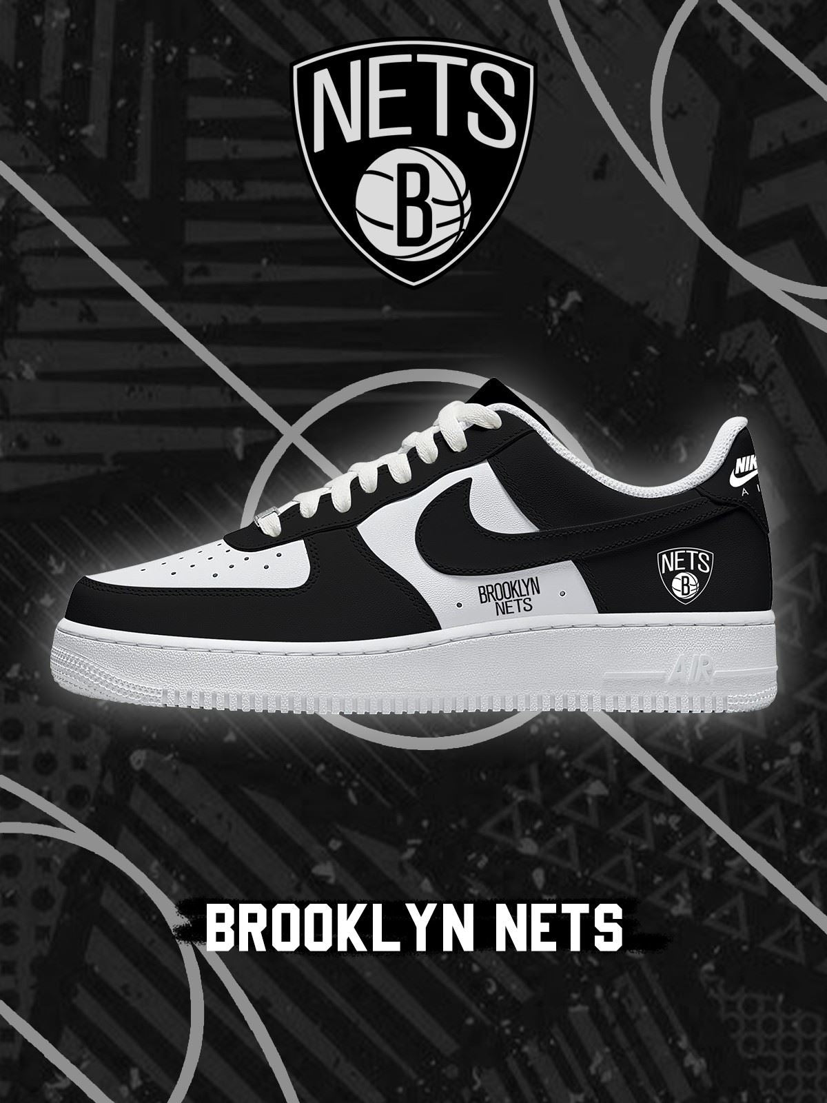 Zapatillas de baloncesto personalizadas estilo Air de Brooklyn