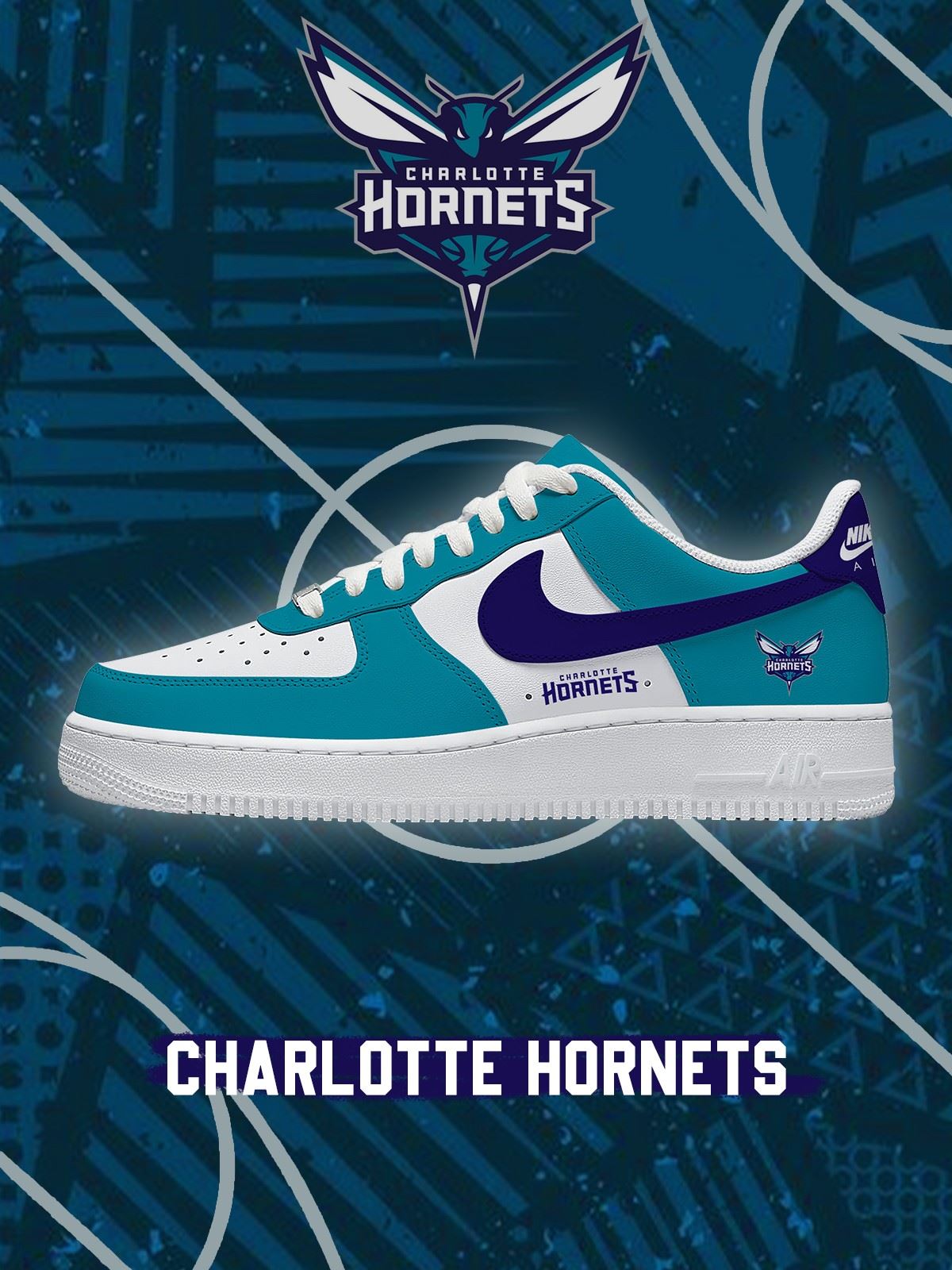 Zapatillas de baloncesto personalizadas estilo Air de Charlotte