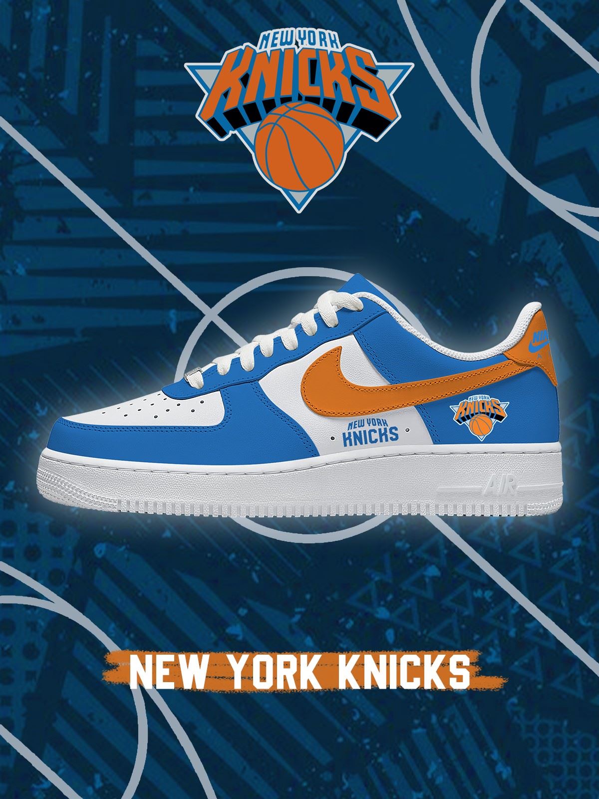 Zapatillas Air-Style personalizadas de baloncesto de Nueva York