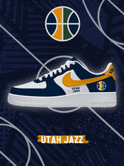 Zapatillas deportivas personalizadas estilo Air de Utah Basketball