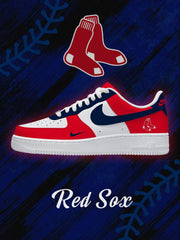 Zapatillas deportivas personalizadas estilo Air de Boston Baseball