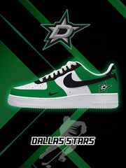 Dallas Hockey V.1 Custom Air-Style Sneakers