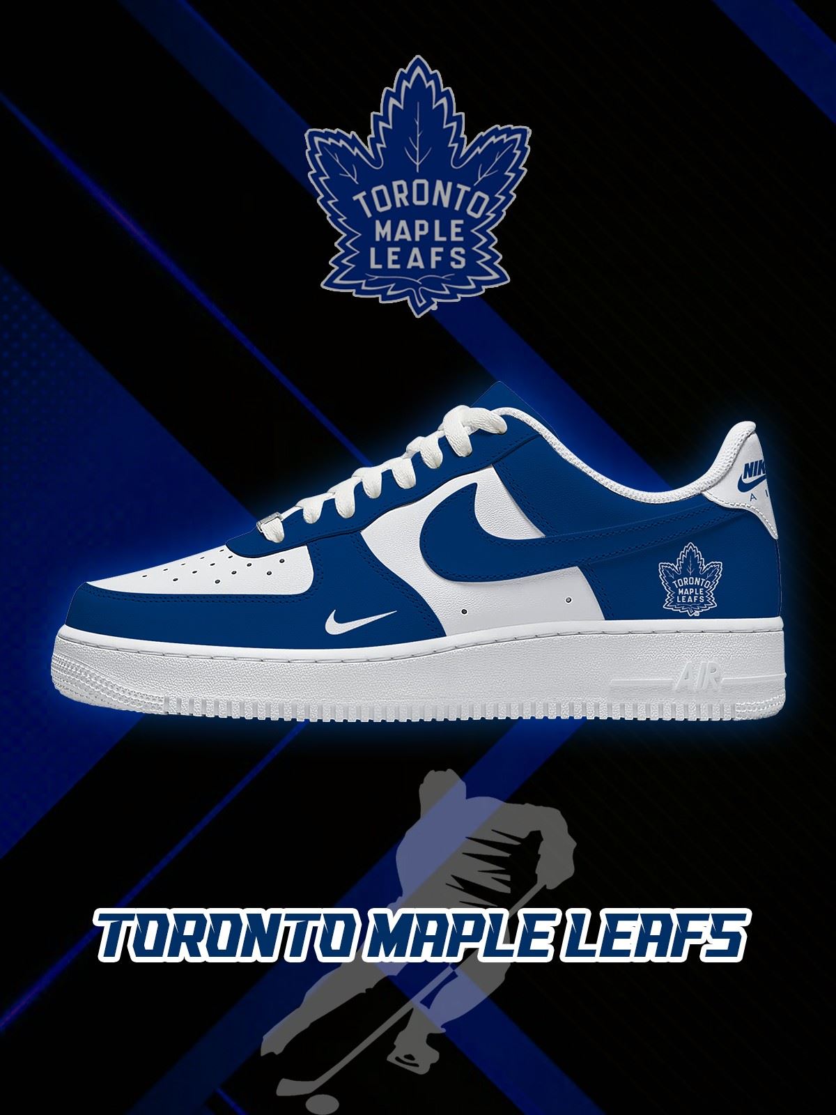 Zapatillas deportivas personalizadas estilo Air de Toronto Hockey V.1