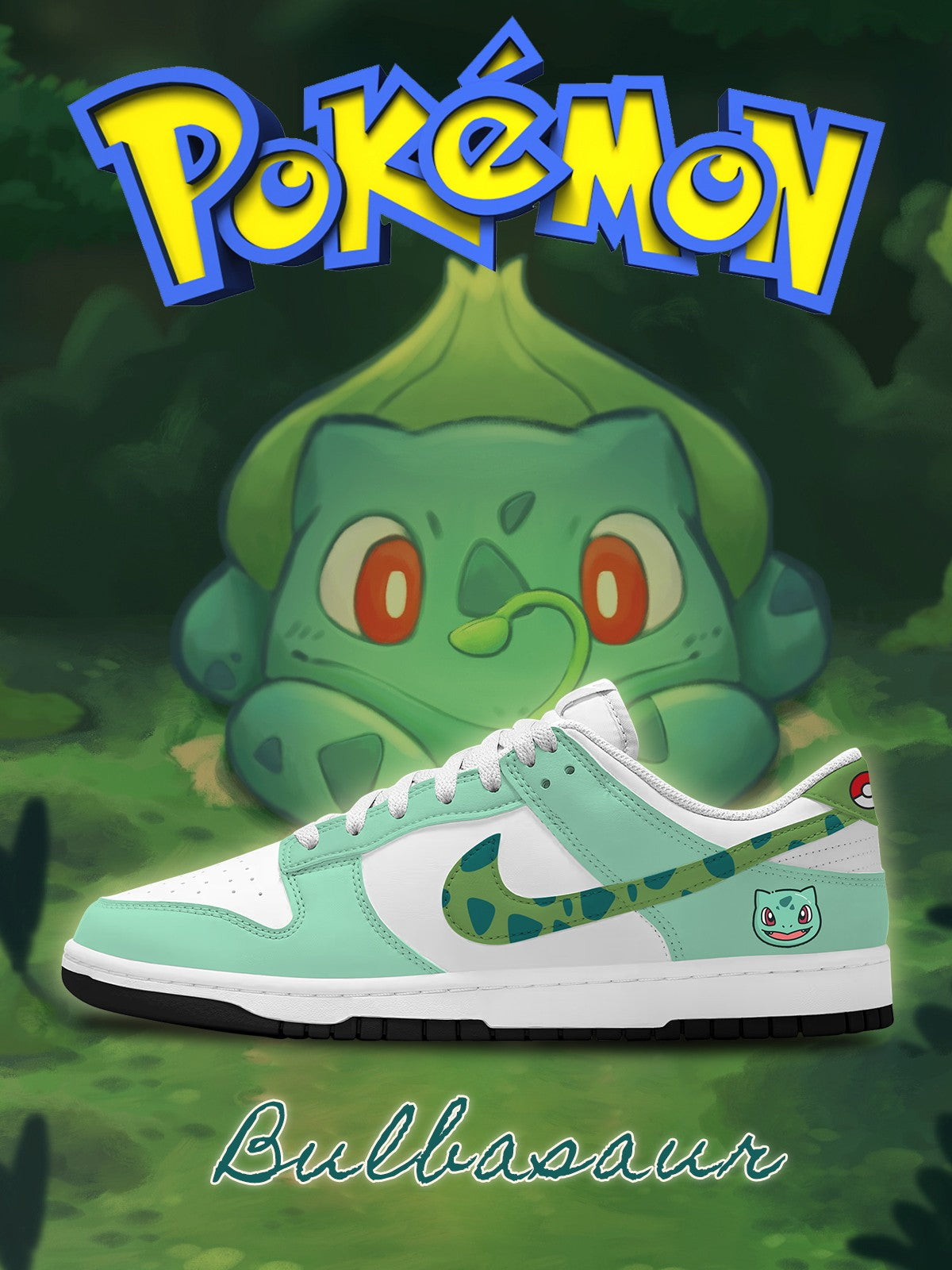 Zapatillas Bulbasaur V.2 personalizadas estilo SB