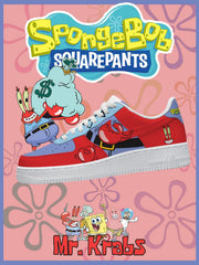 Mr. Krabs V.1 Custom Air-Style Sneakers