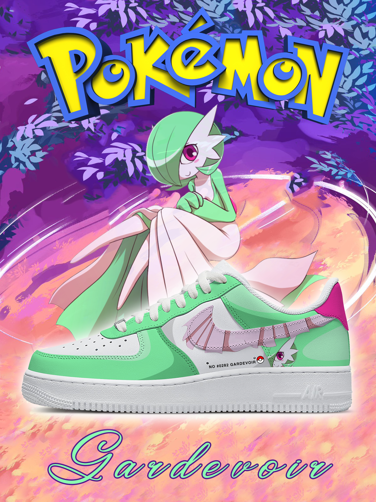 No.0282 Gardevoir Custom Air-Style Sneakers