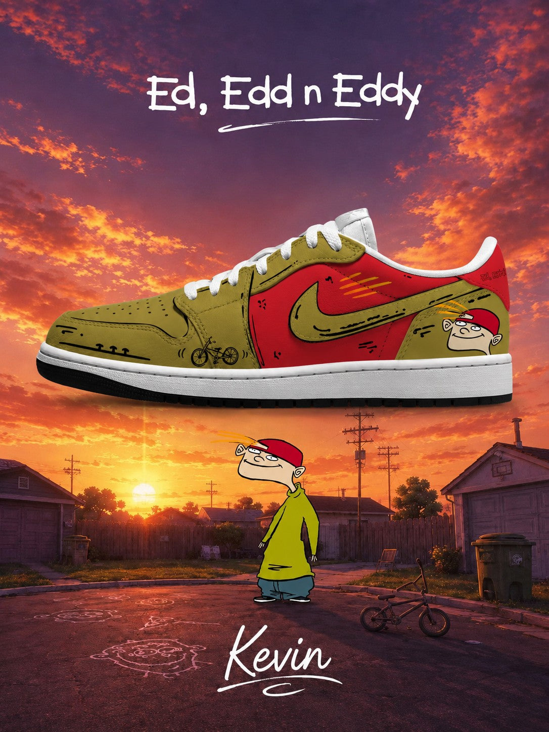 Kevin V.1 Custom Low-Top Court Sneakers