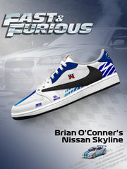 Brian O'Conner's Skyline V.1 Custom TS Low Sneakers