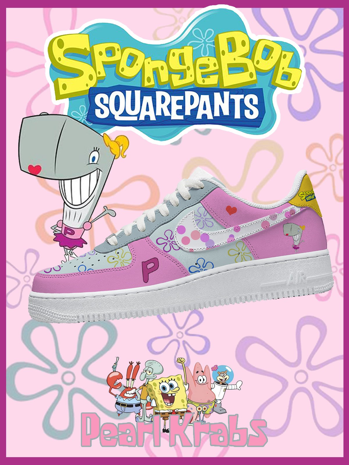 Pearl Krabs V.1 Custom Air-Style Sneakers