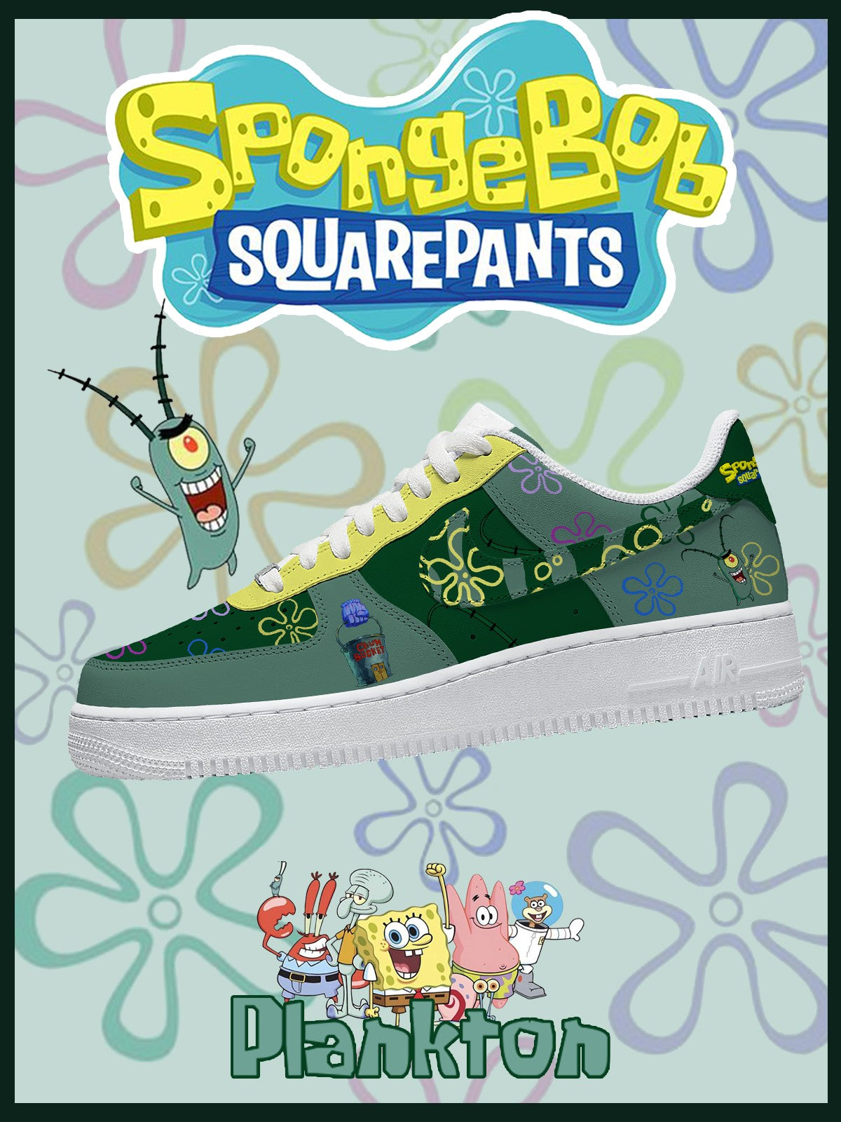 Plankton V.1 Custom Air-Style Sneakers