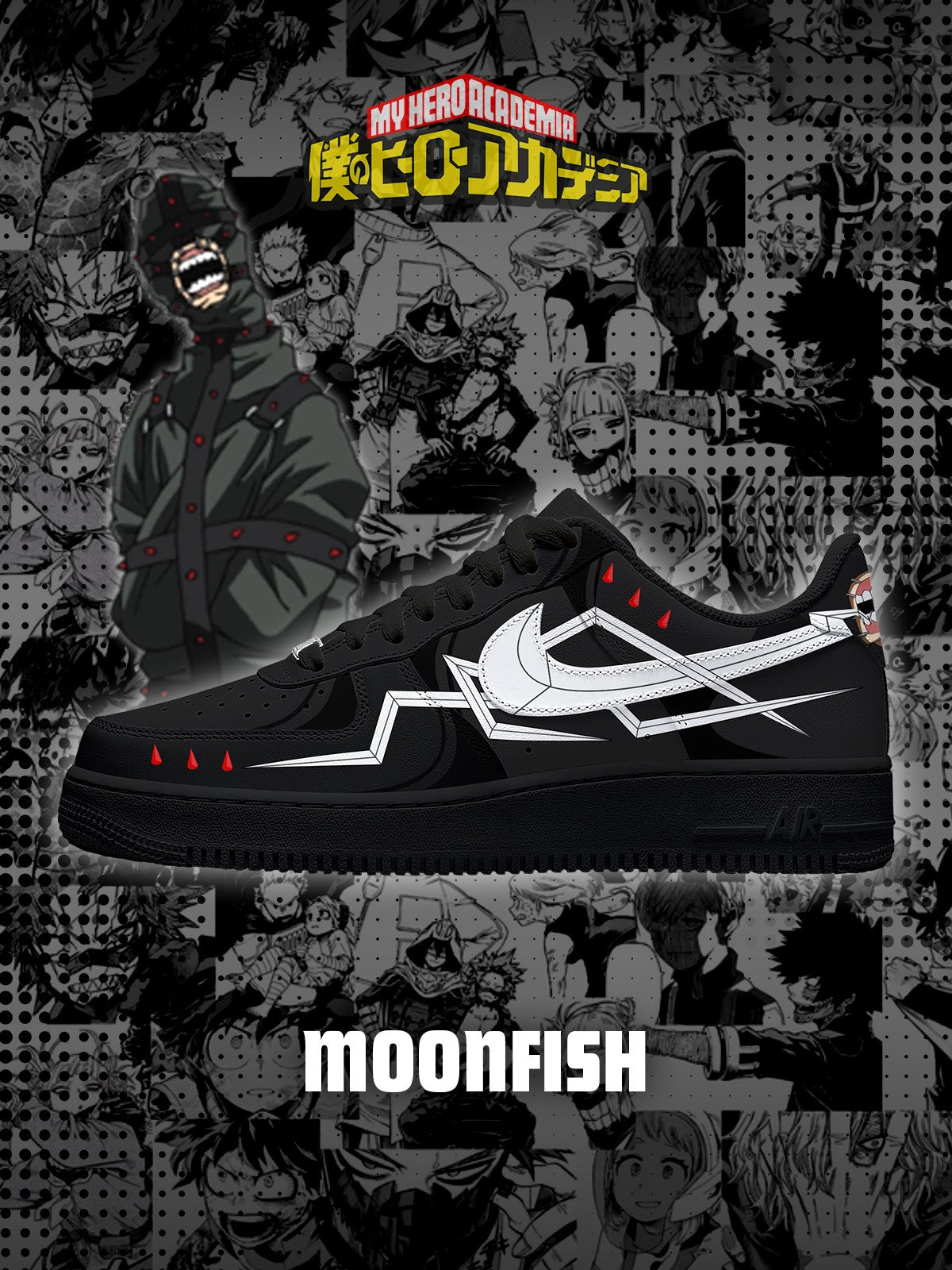 Zapatillas deportivas estilo Air personalizadas Moonfish