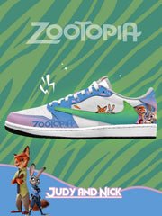 Judy Hopps Nick Wilde V.1 Custom TS Low Sneakers