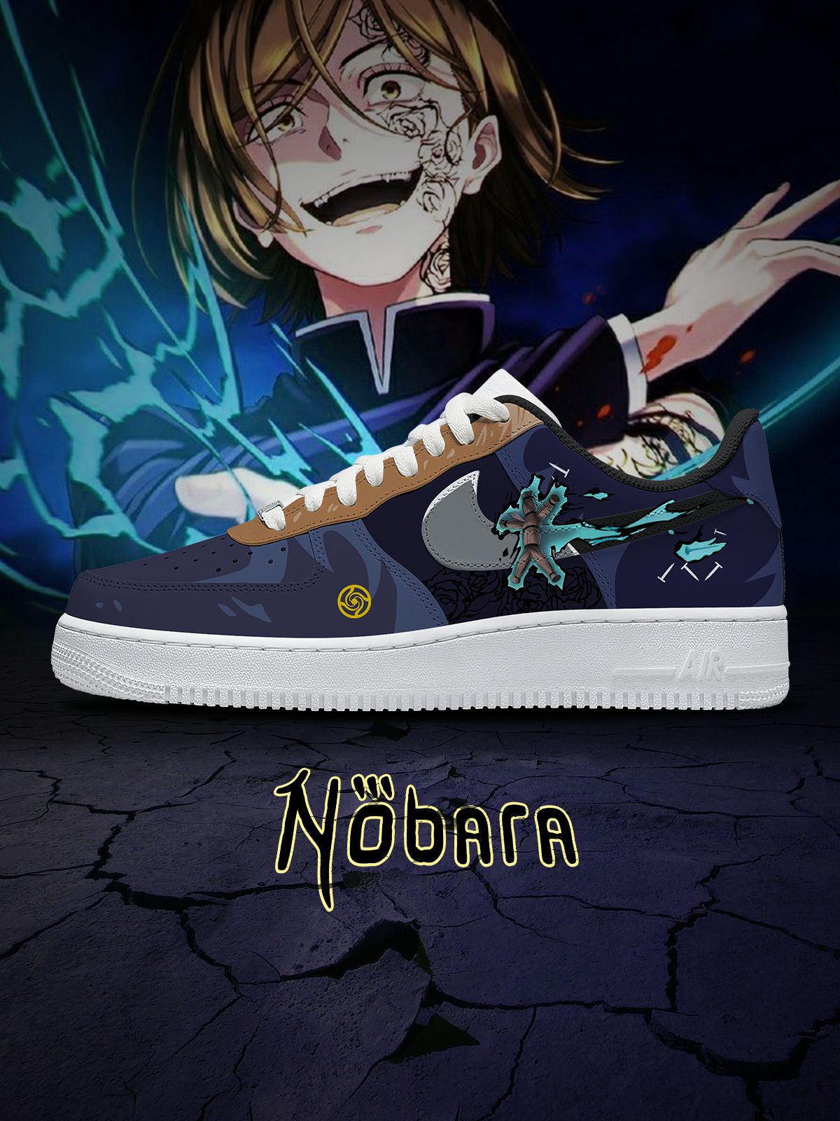 Nobara Kugisaki V.2 Custom Air-Style Sneakers