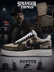 Jim Hopper V.1 Custom Air-Style Sneakers