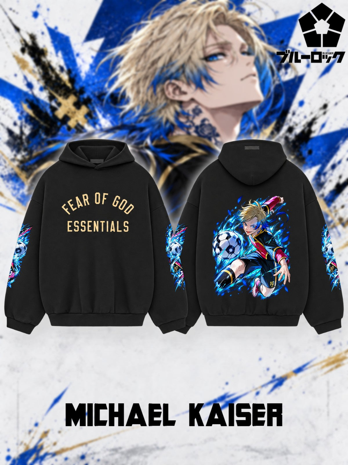Michael Kaiser V.2 Custom Ess. Hoodie
