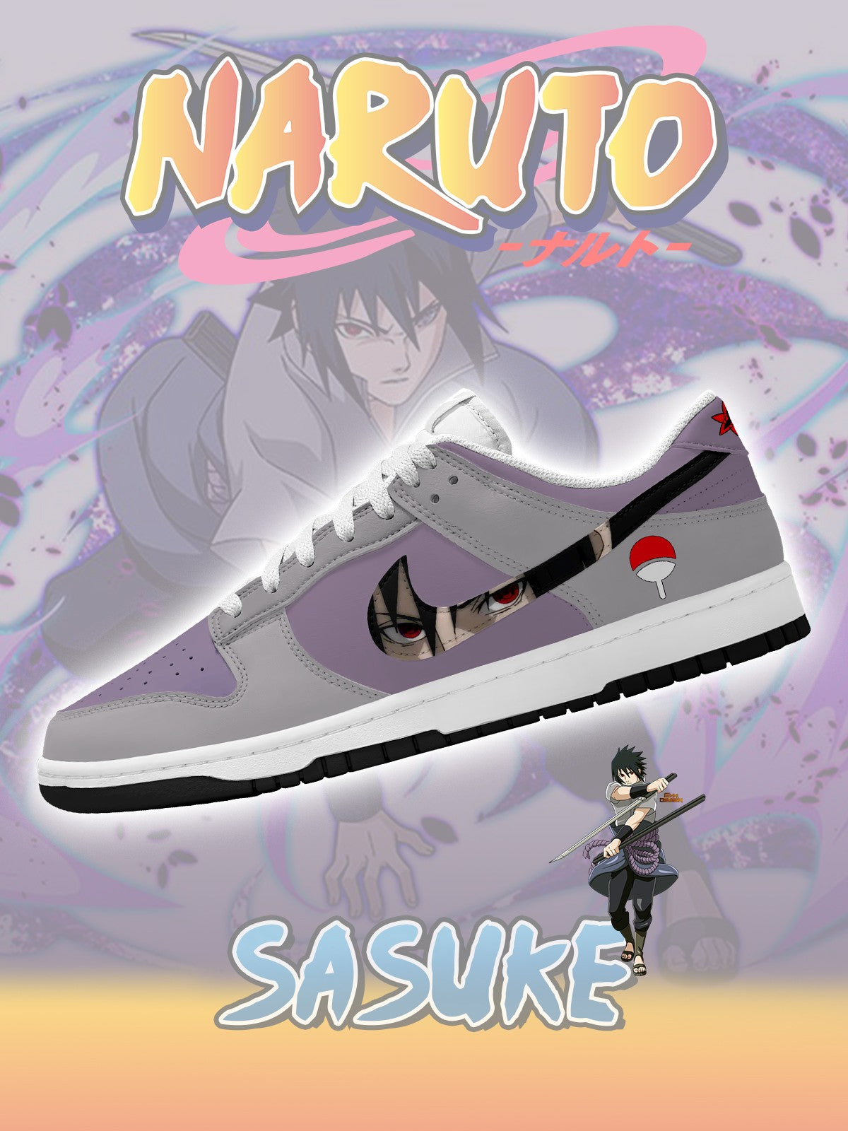 Sasuke V.1 Custom SB-Style Sneakers