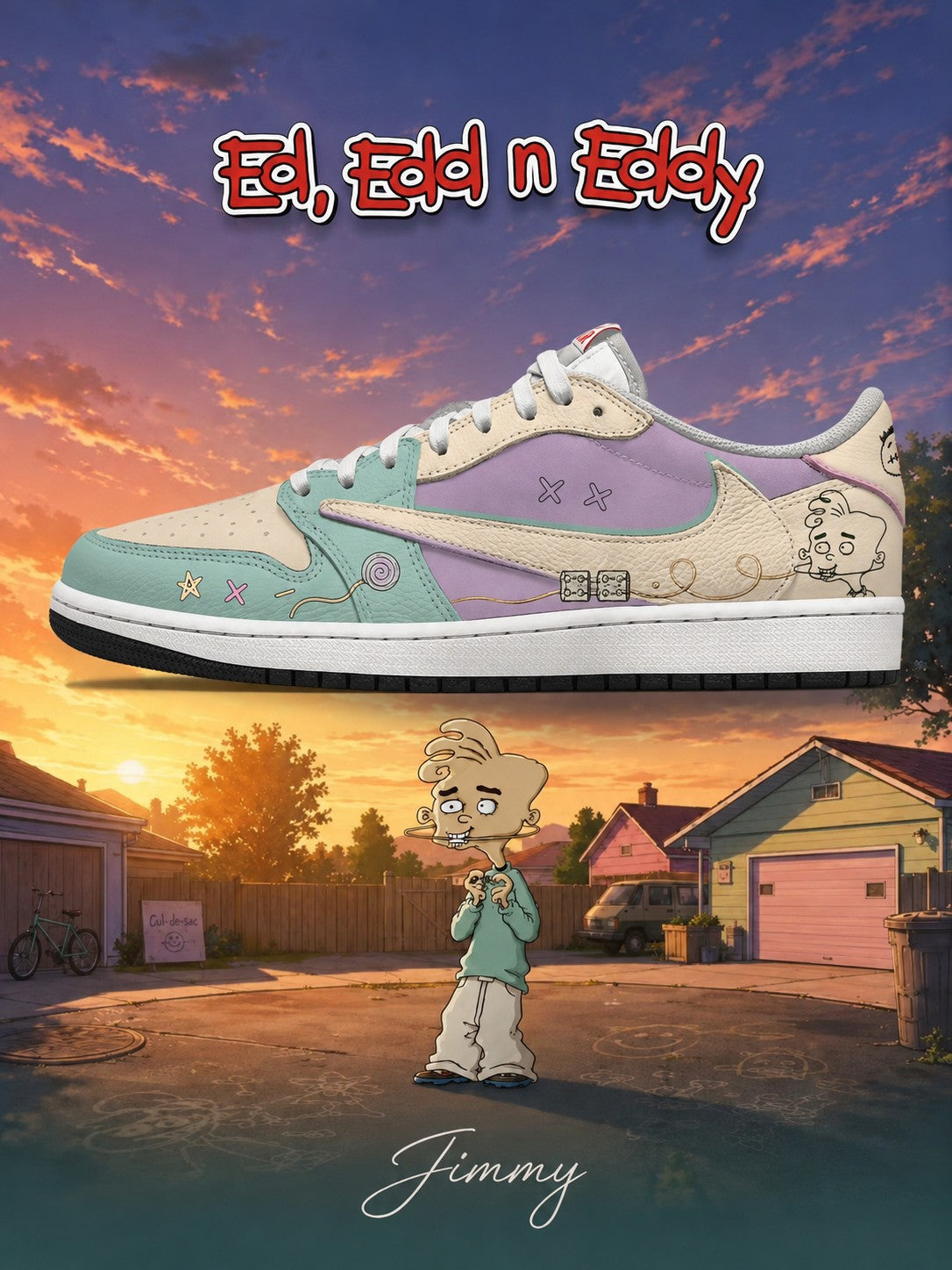 Jimmy V.1 Custom TS Low Sneakers
