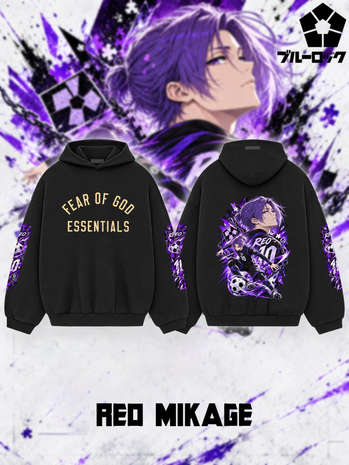 Reo Mikage V.1 Custom Ess. Hoodie