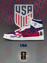 World Cup 2026 USA V.1 Custom TS High Sneakers