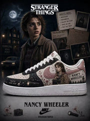 Nancy Wheeler V.1 Custom Air-Style Sneakers