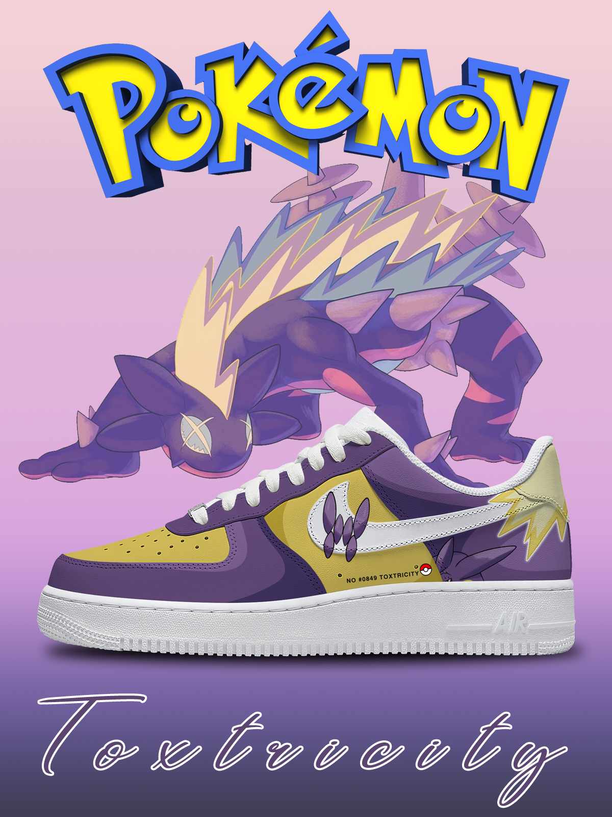 No.0849 Toxtricity Custom Air-Style Sneakers