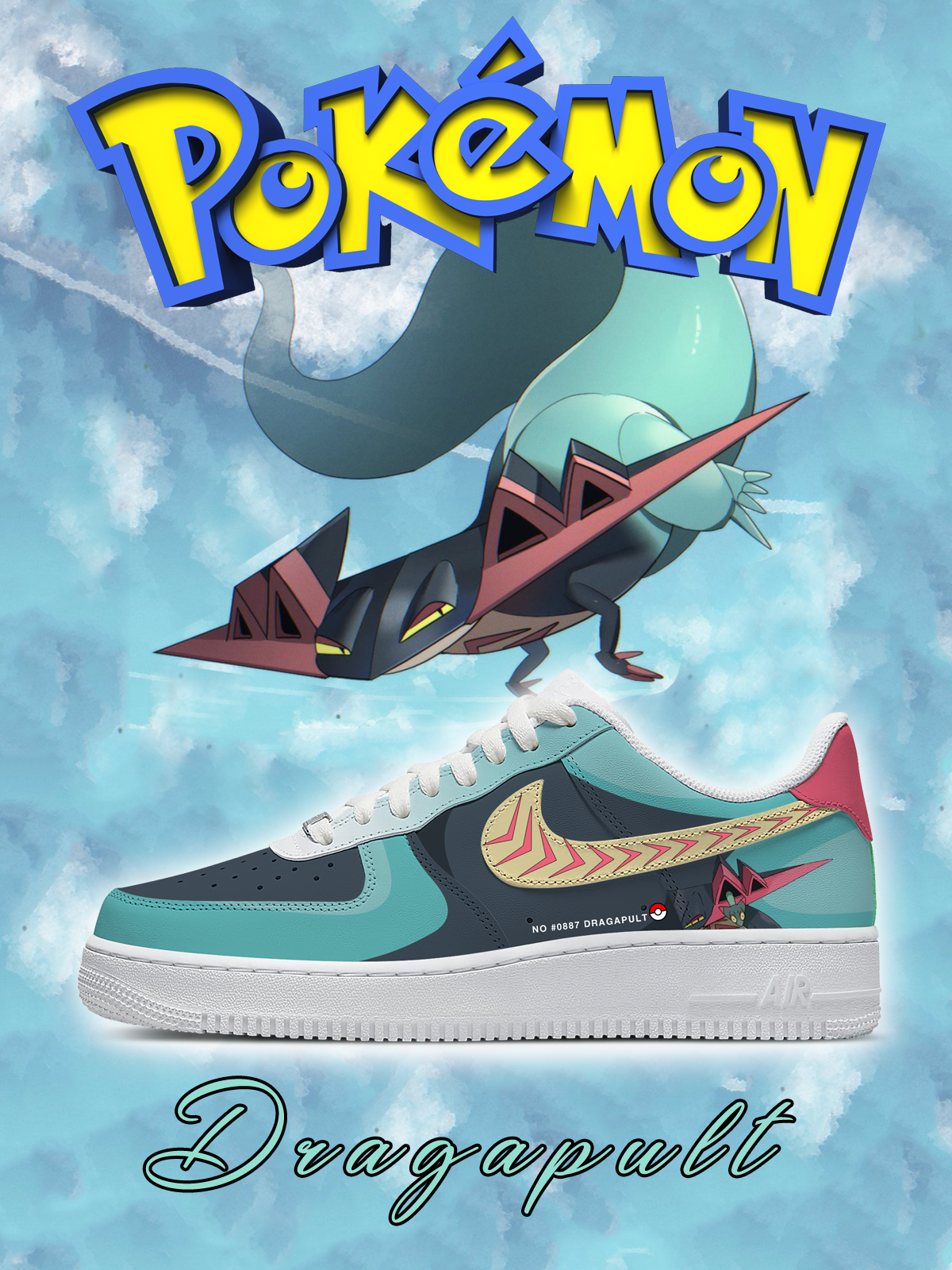 Zapatillas deportivas Dragapult Custom Air-Style n.° 0887