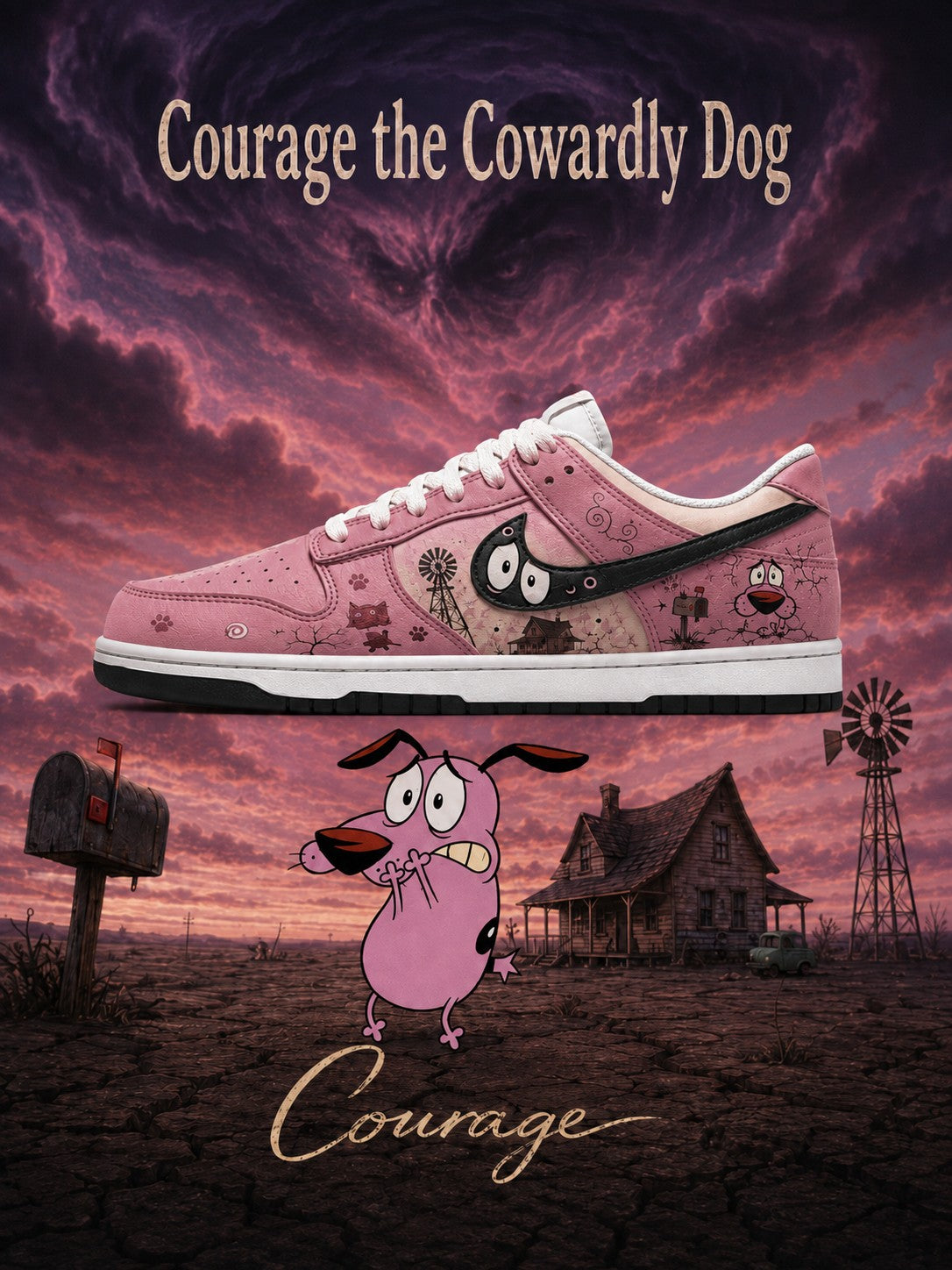 Courage V.2 Custom SB-Style Sneakers