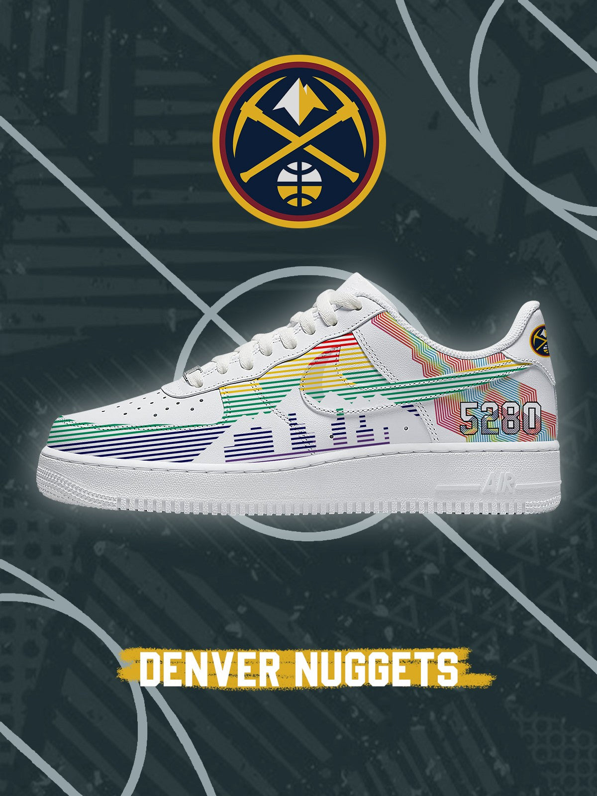 Zapatillas deportivas personalizadas Denver Basketball V.2 Air-Style