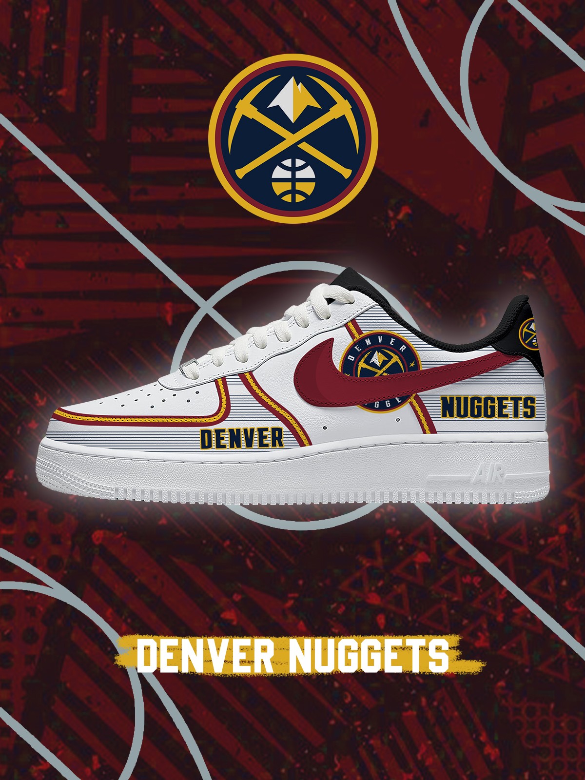 Zapatillas deportivas personalizadas Denver Basketball V.3 Air-Style