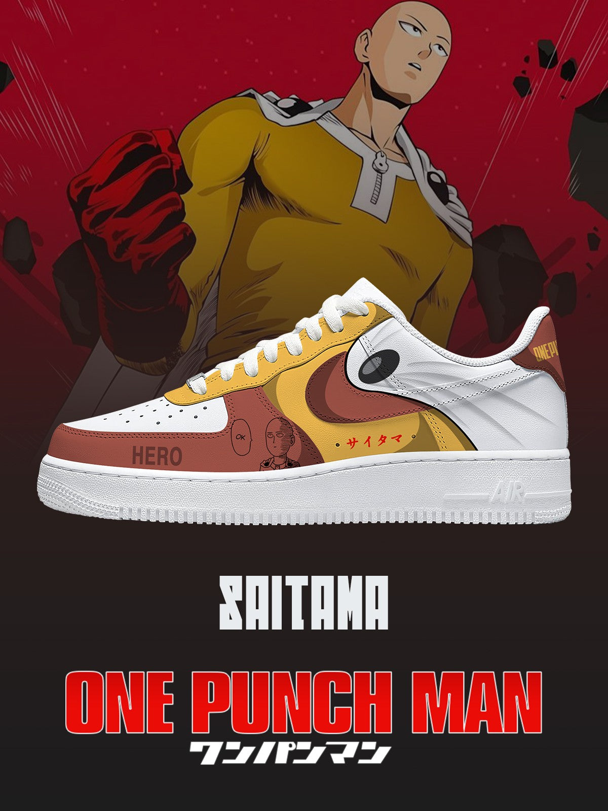 Saitama V.1 Custom Air-Style Sneakers
