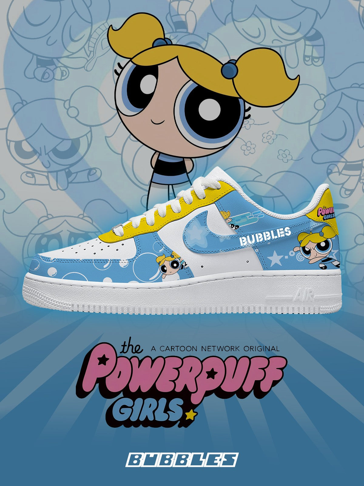 Bubbles V.1 Custom Air-Style Sneakers