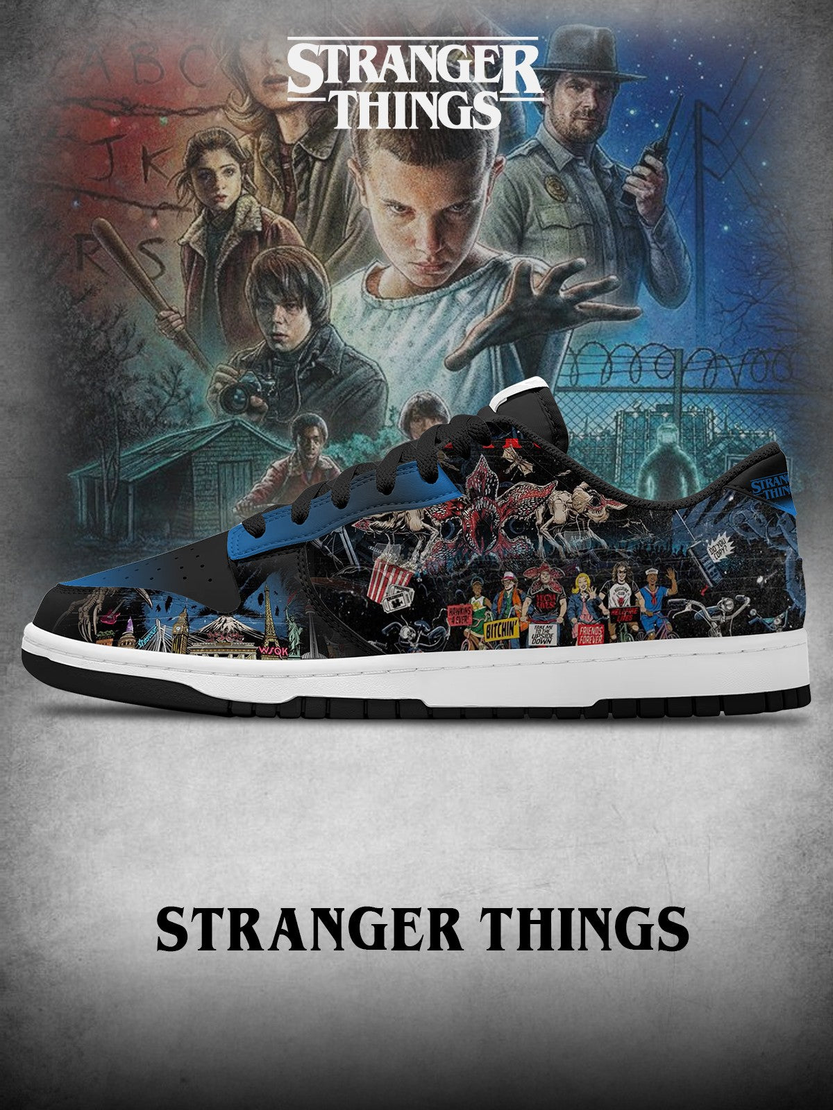 Die Upside Down V.2 Custom SB-Style Sneakers