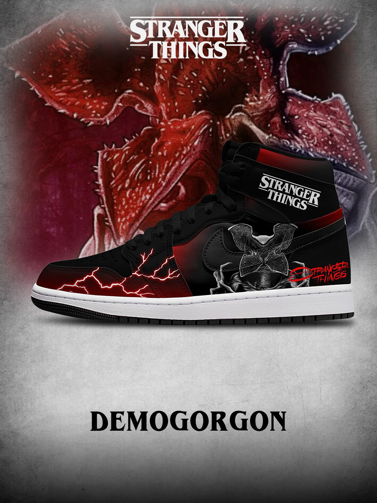 Zapatillas altas personalizadas Demogorgon V.1