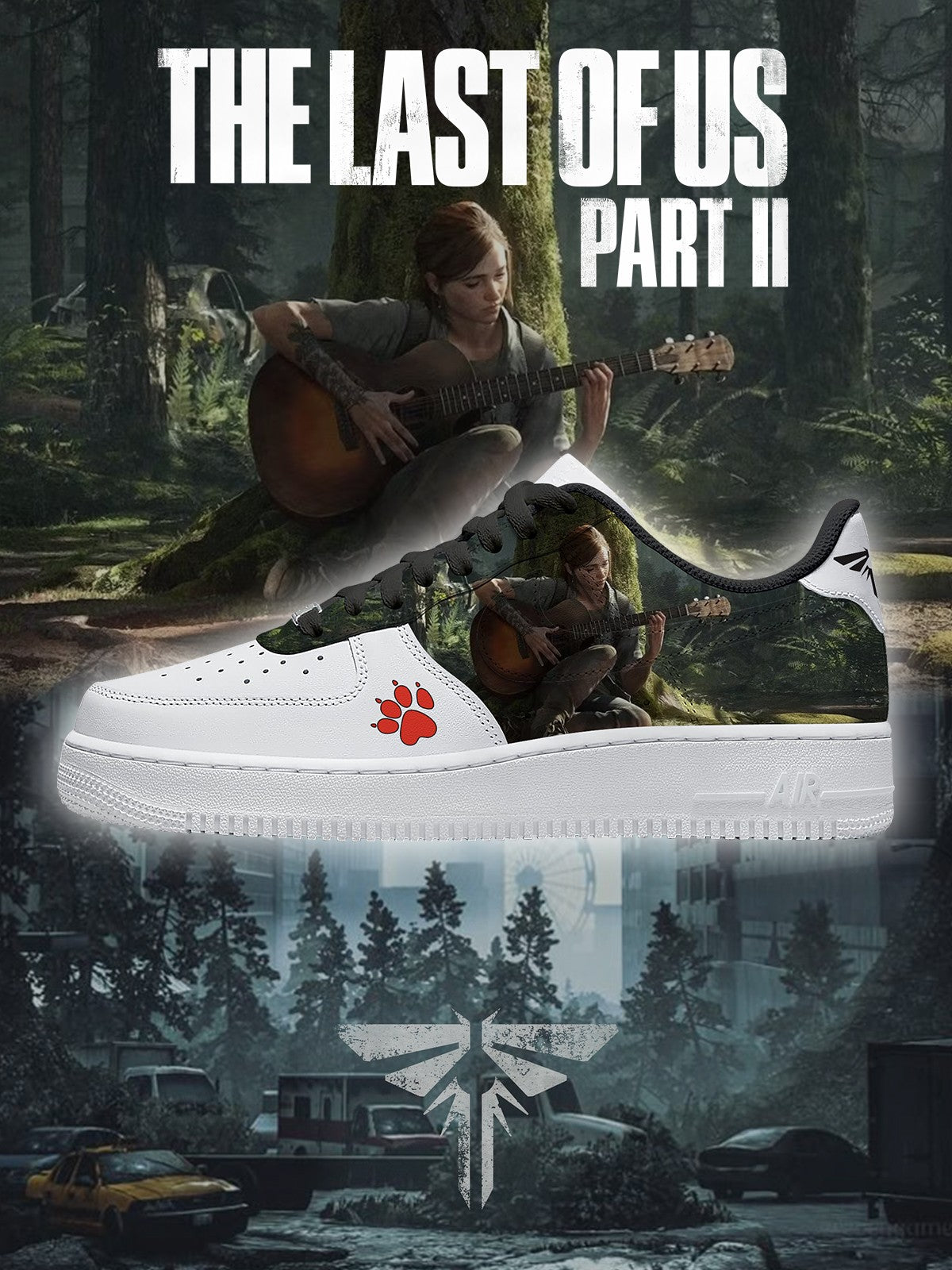 Ellie Williams V.2 Custom Air-Style Sneakers