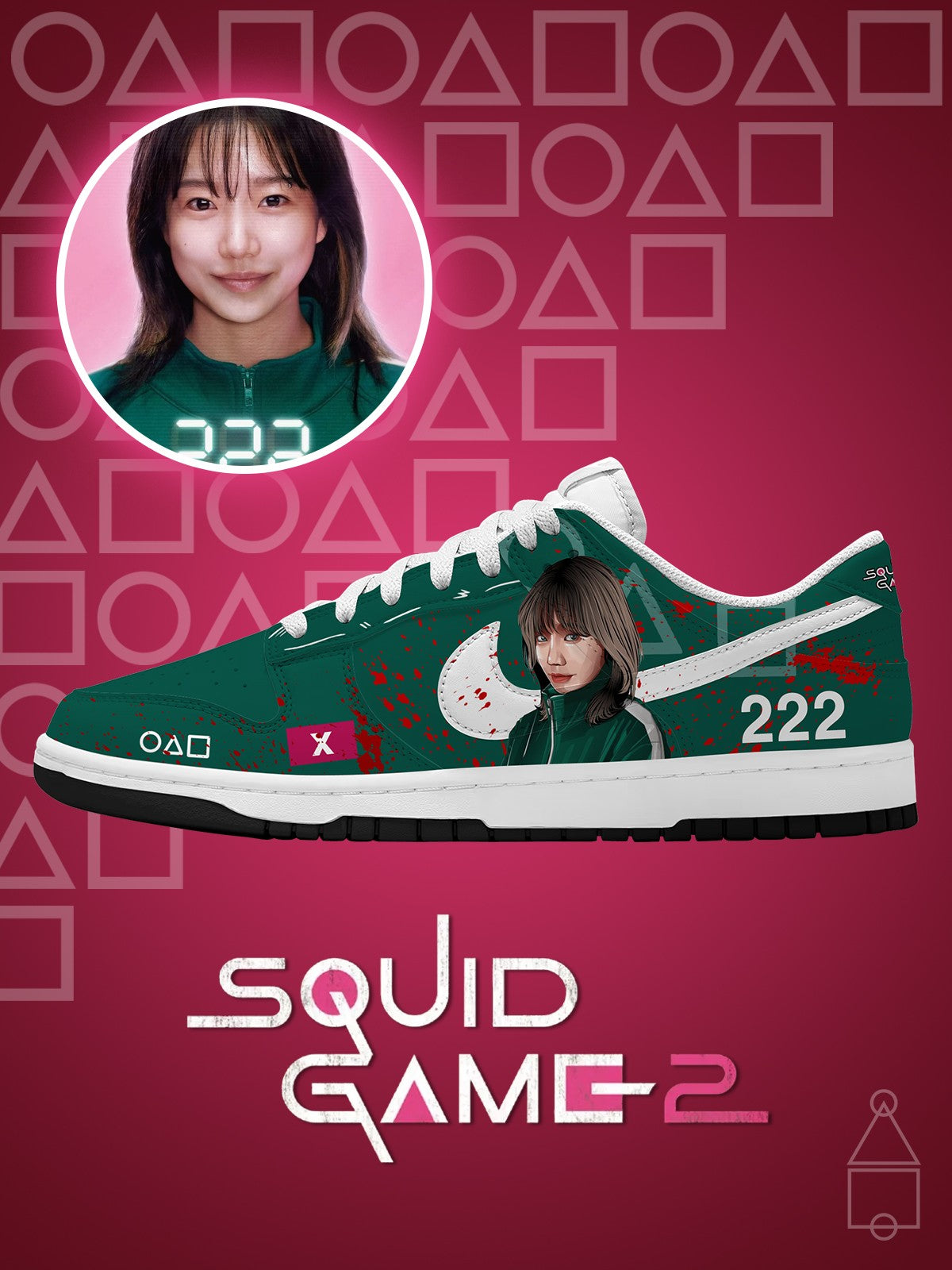 Player 222 V.1 Custom SB-Style Sneakers