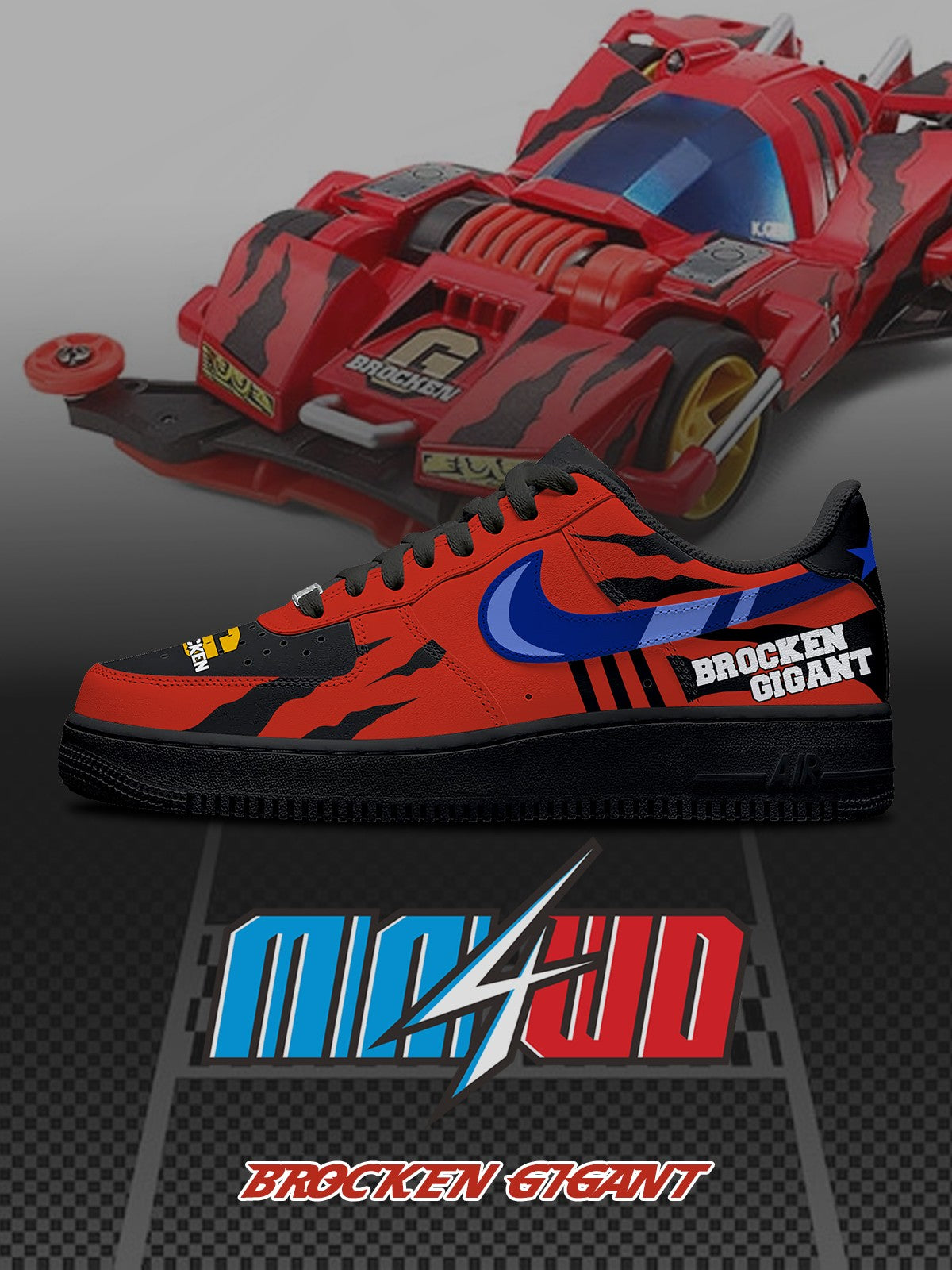 Brocken Gigant V.1 Custom Air-Style Sneakers