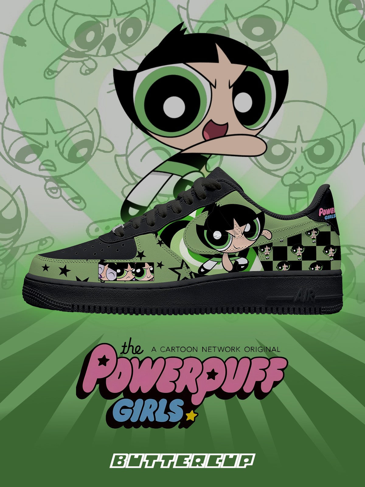 Buttercup V.1 Custom Air-Style Sneakers