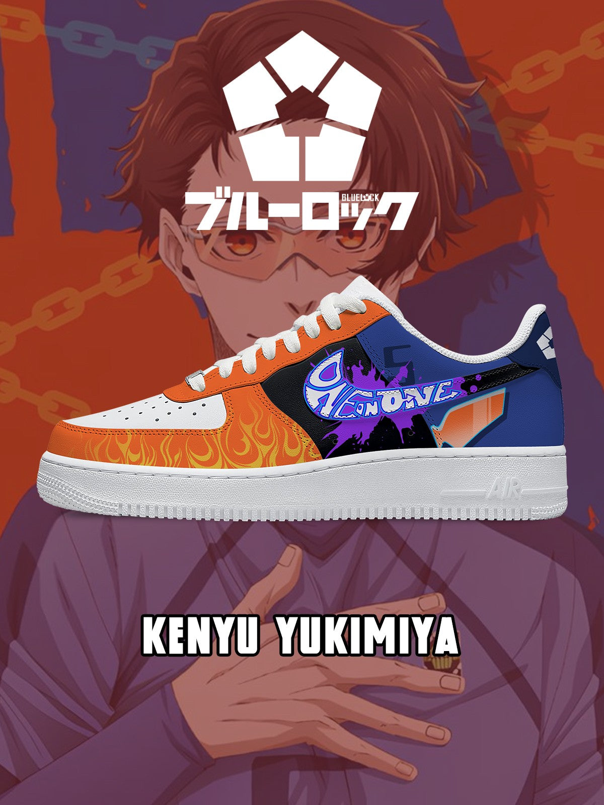 Kenyu Yukimiya V.6 Custom Air-Style Sneakers