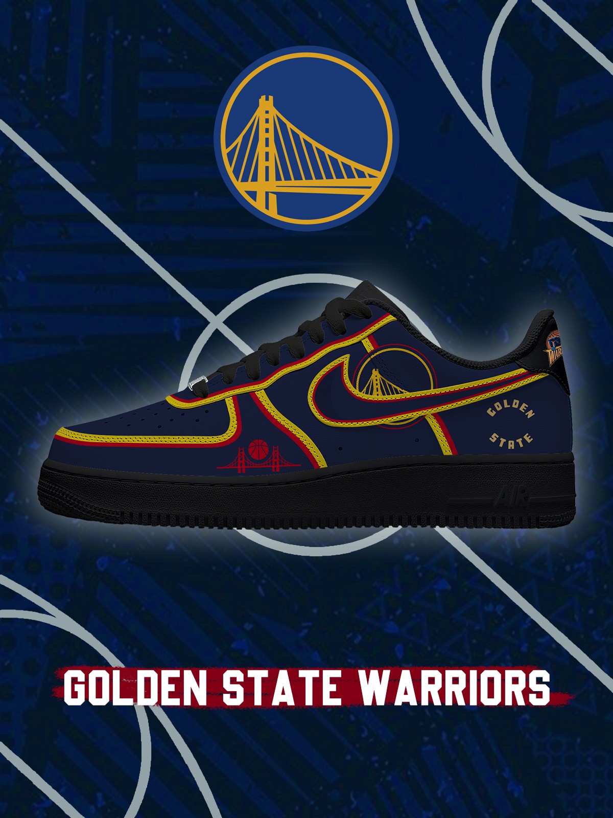 Zapatillas deportivas personalizadas Golden State Basketball V.2 Air-Style