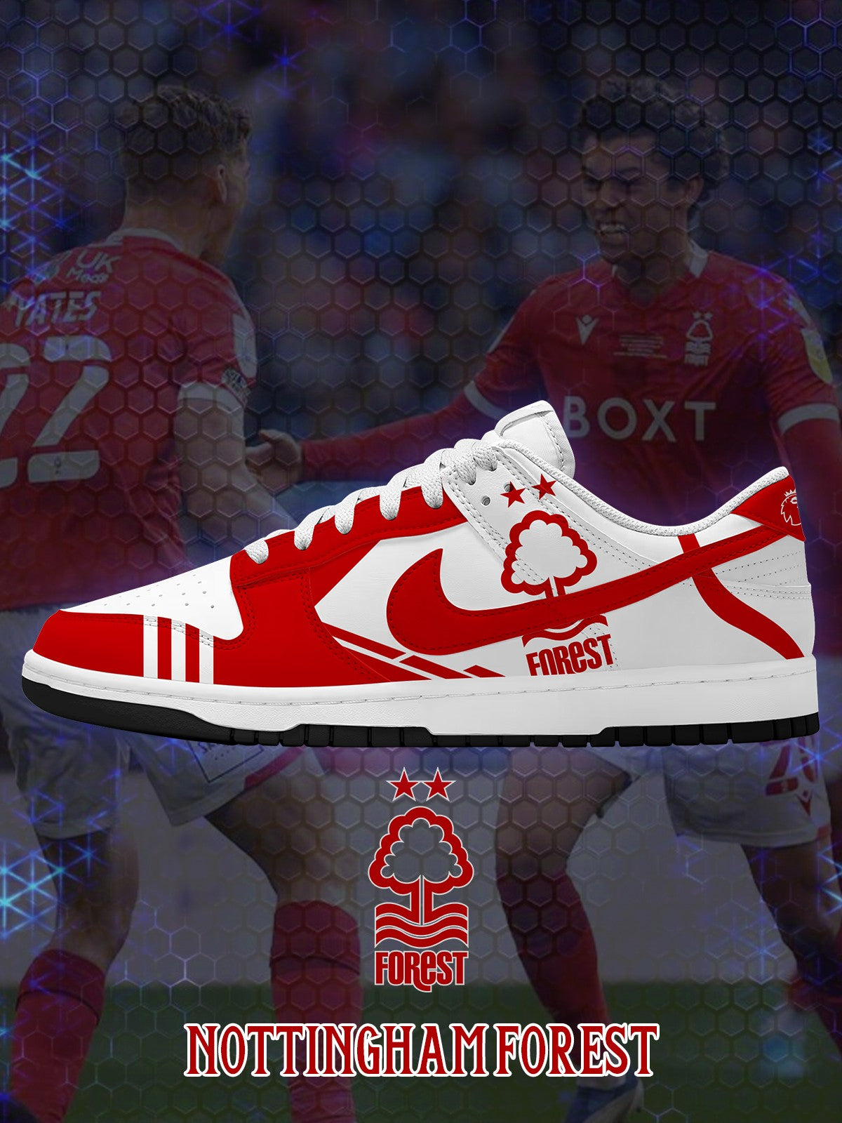 Nottingham Forest V.1 Custom SB-Style Sneakers