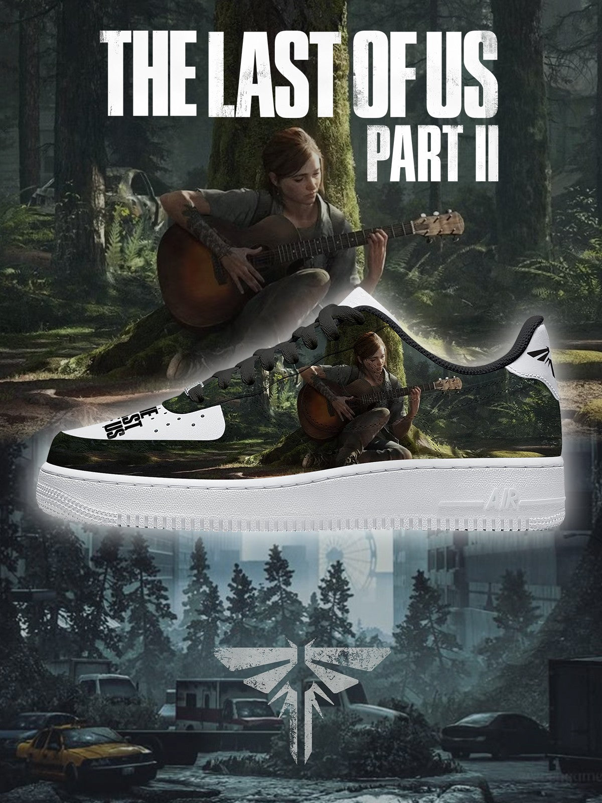 Ellie Williams V.3 Custom Air-Style Sneakers