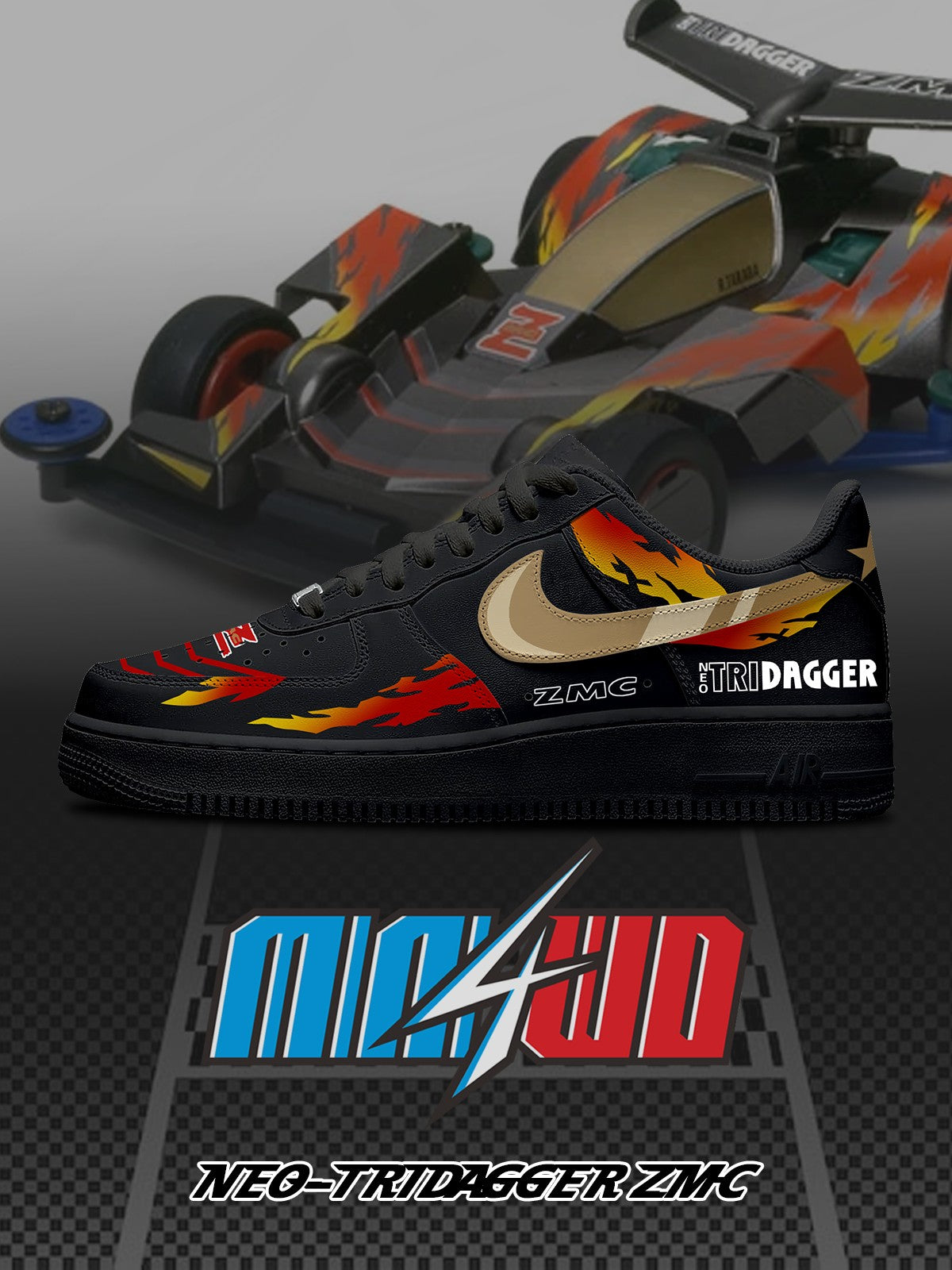Neo-Tridagger ZMC V.1 Custom Air-Style Sneakers