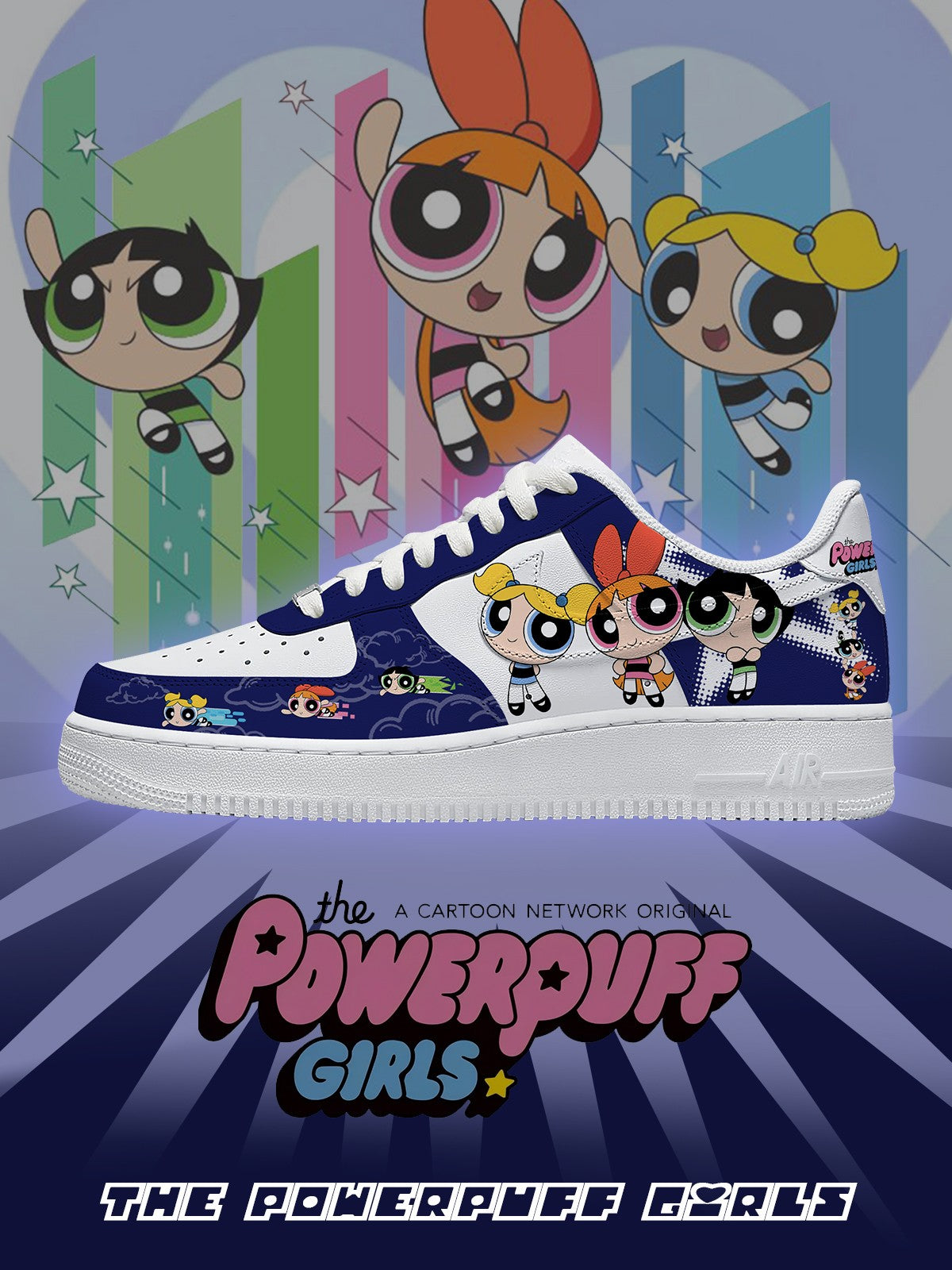 PP Girls V.2 Custom Air-Style Sneakers