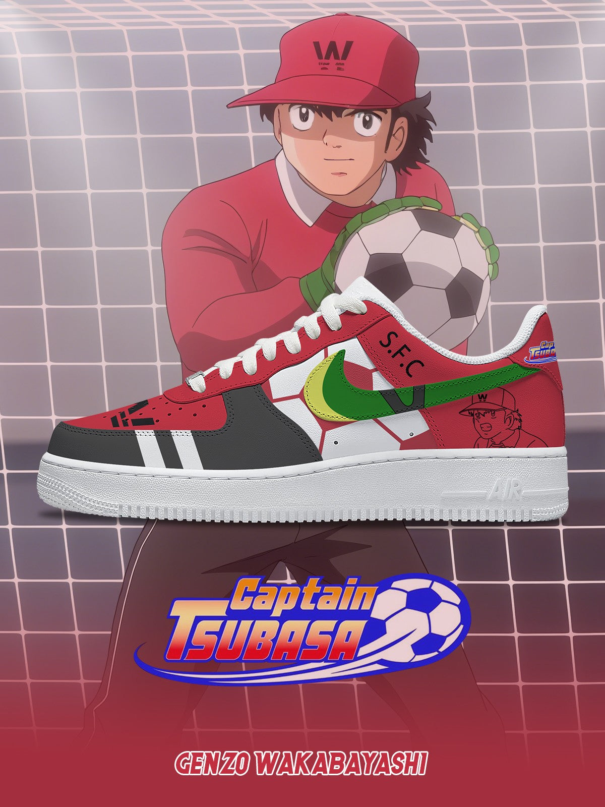 Genzo Wakabayashi V.1 Custom Air-Style Sneakers