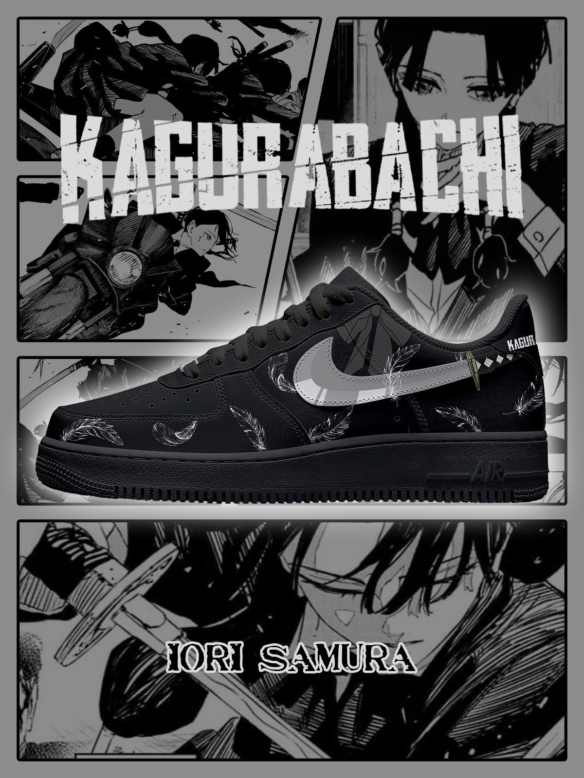Iori Samura V.1 Custom Air-Style Sneakers