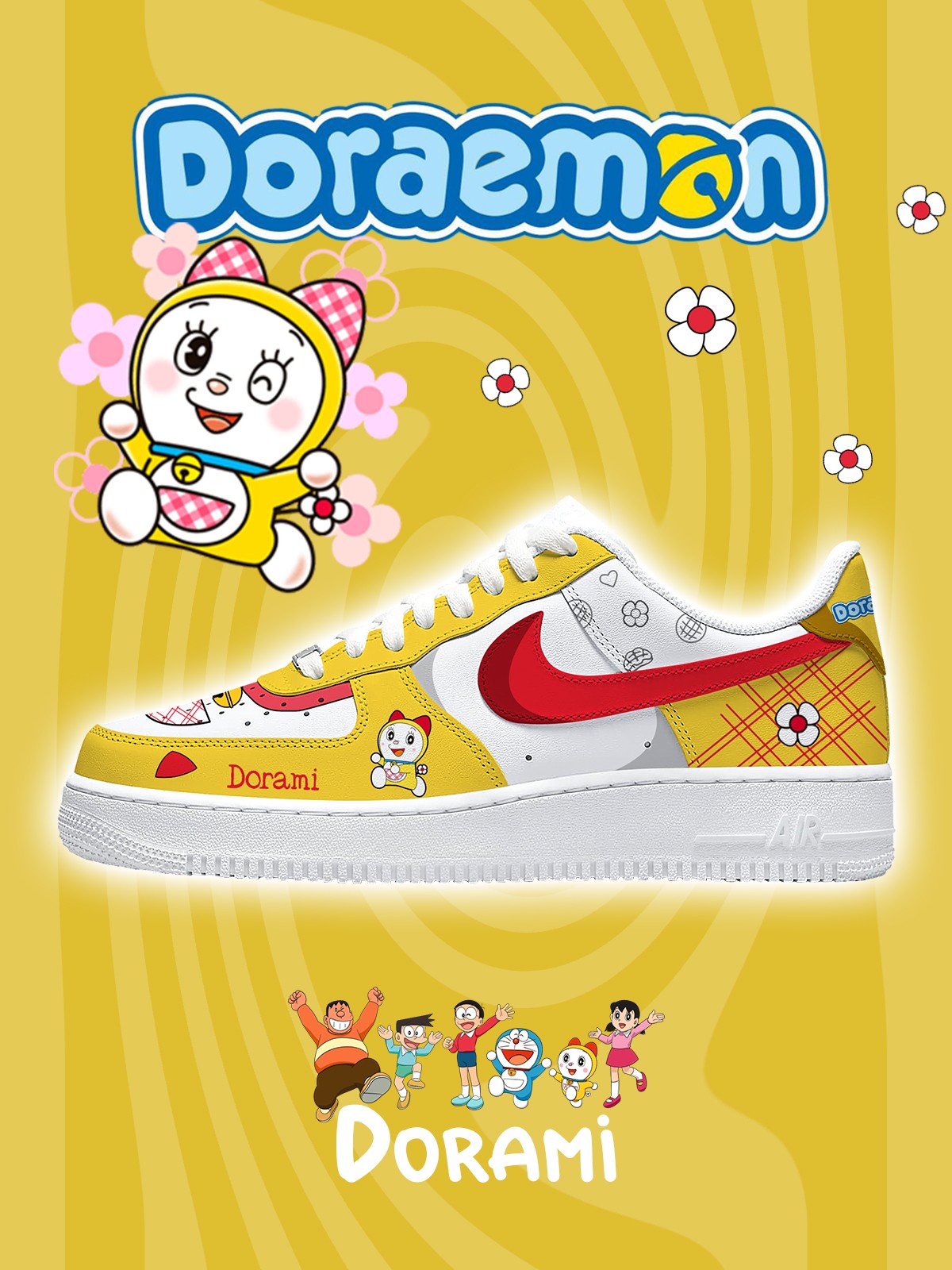Dorami V.1 Custom Air-Style Sneakers