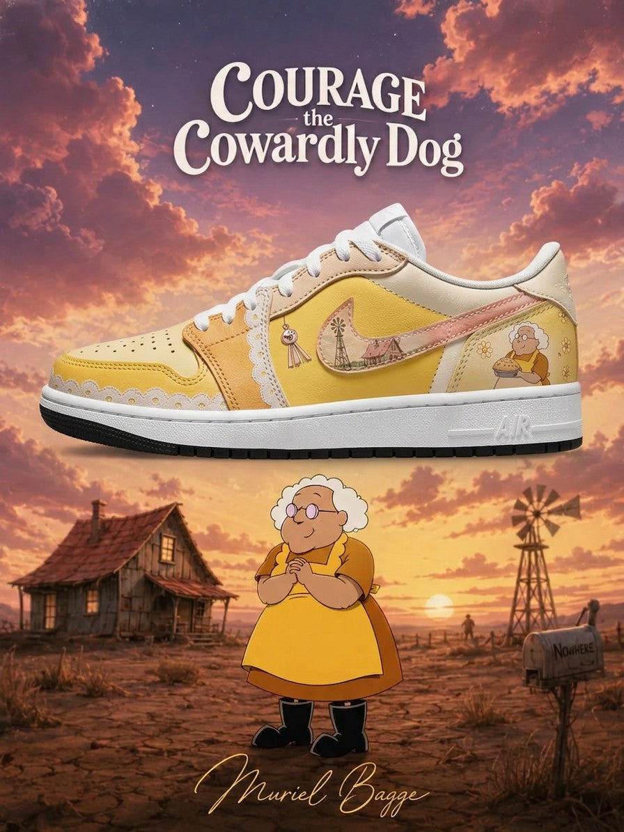 Muriel Bagge V.1 Custom Low-Top Court Sneakers