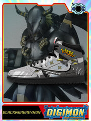 BlackWarGreymon V.1 Custom TS High Sneakers