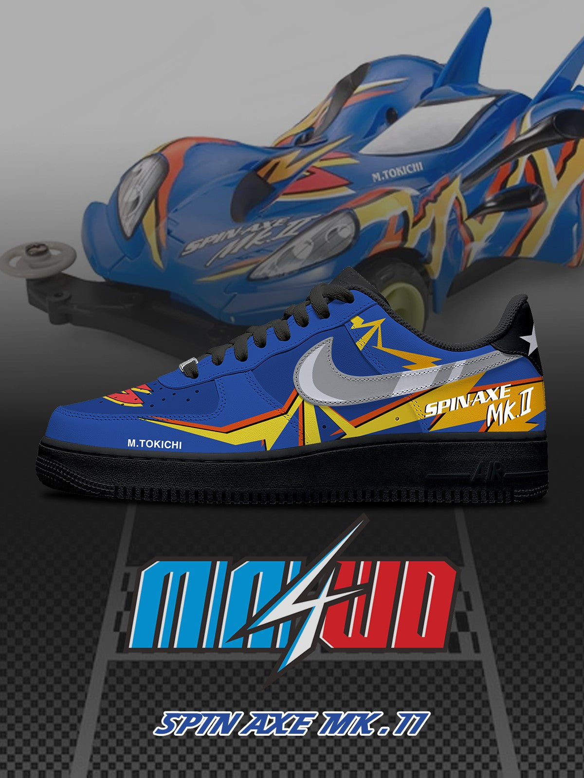 Spin Axe MK.II V.1 Custom Air-Style Sneakers